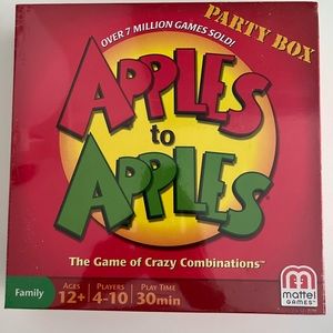 NWT Apples to apples party box